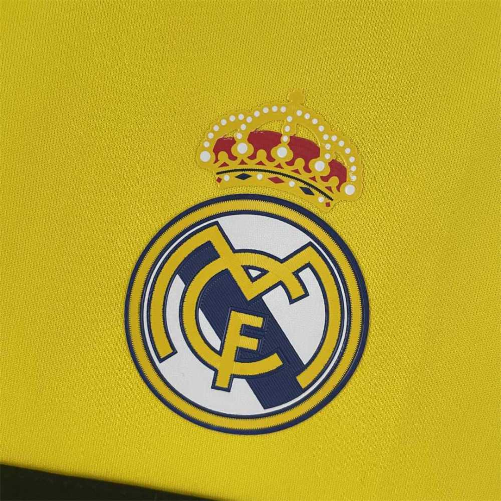 11-12 Real Madrid Retro Jersey Goalkeeper Yellow
