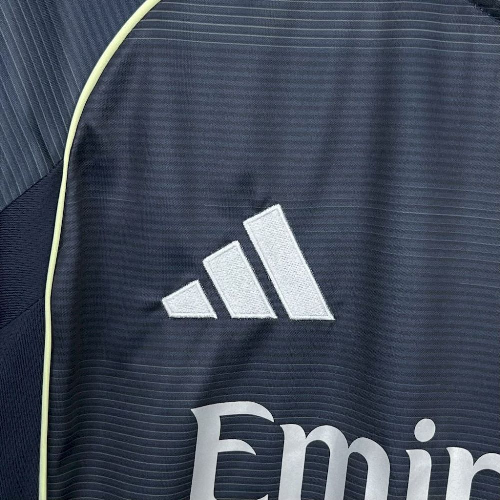 25-26 Real Madrid Away Soccer Jersey Long Sleeve