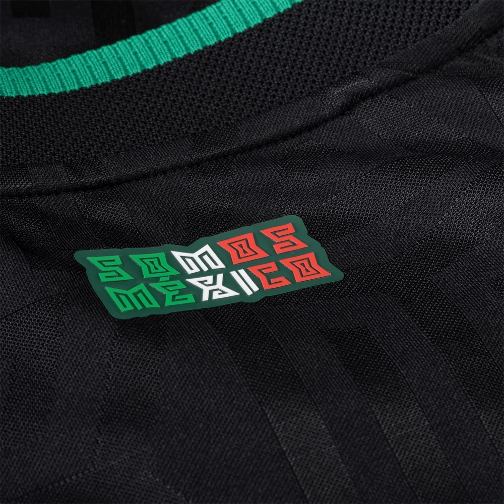 adidas Men's Mexico L. Romo Authentic Match Third Jersey 2026 (Black)