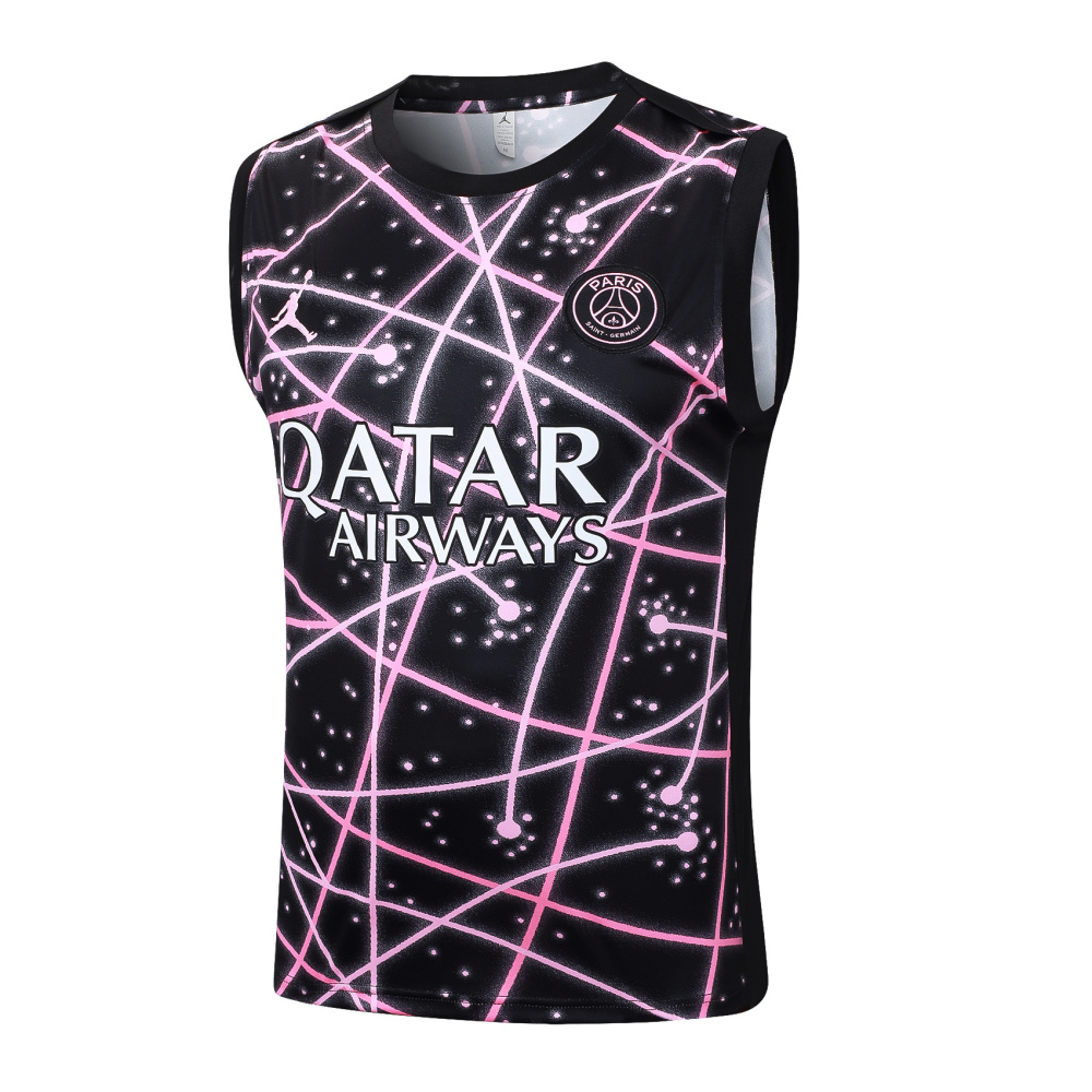 25-26 PSG Training Sleeveless Soccer Kit Jersey+Shorts