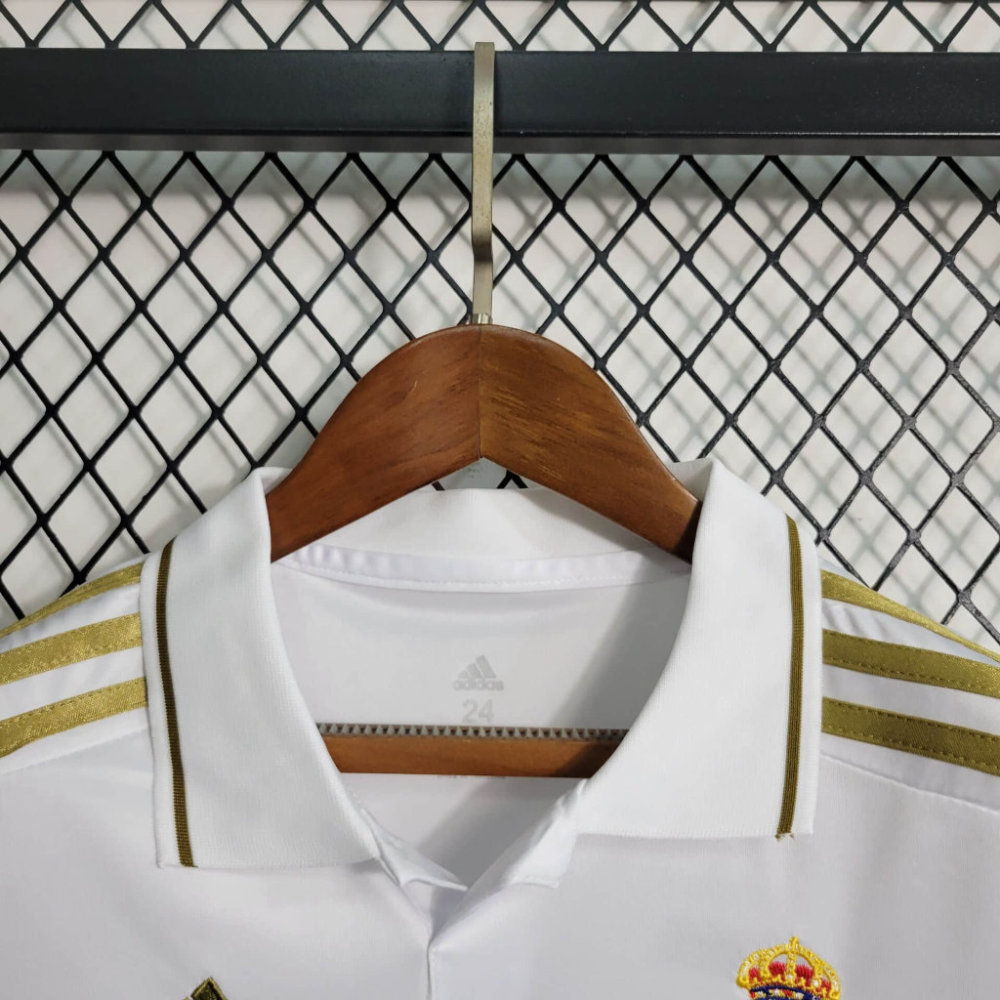 11-12 Real Madrid Home Retro Kids Kit Jersey+Shorts
