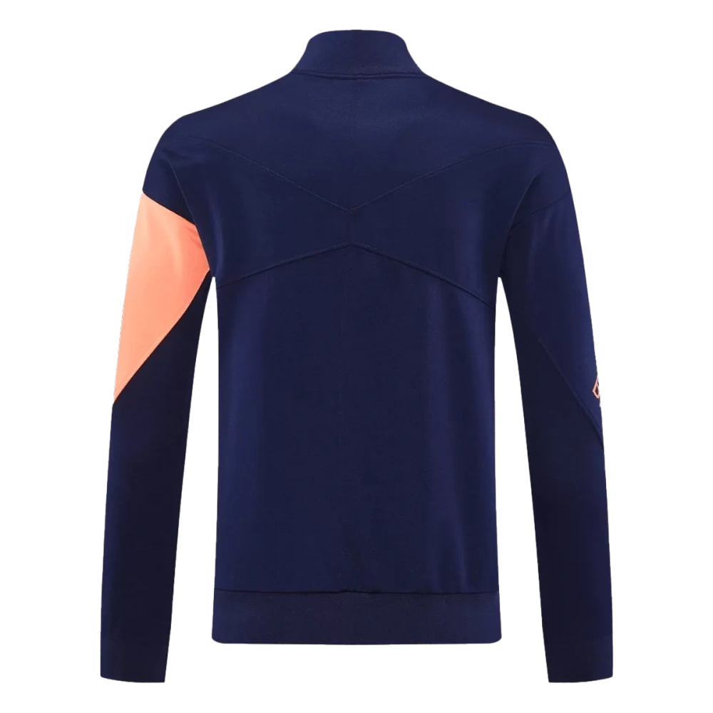 25-26 Barcelona Training Tracksuit Kit(Jacket+Pants) Navy&Orange