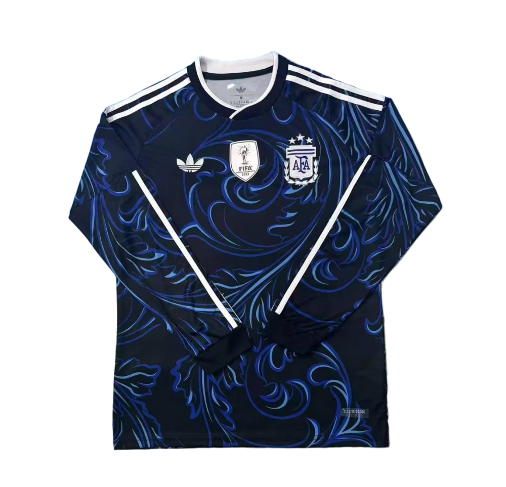 2026 Argentina Away World Cup Soccer Jersey Long Sleeve