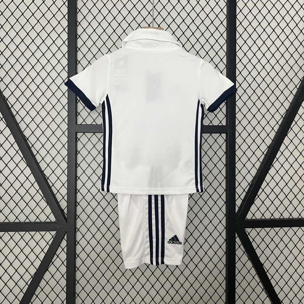 16-17 Real Madrid Home Retro Kids Kit Jersey+Shorts
