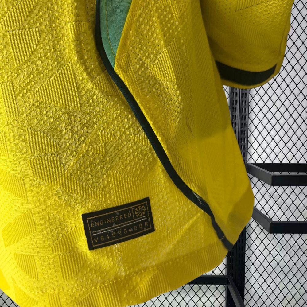 2026 Brazil Home World Cup Jersey Player Version Long Sleeve
