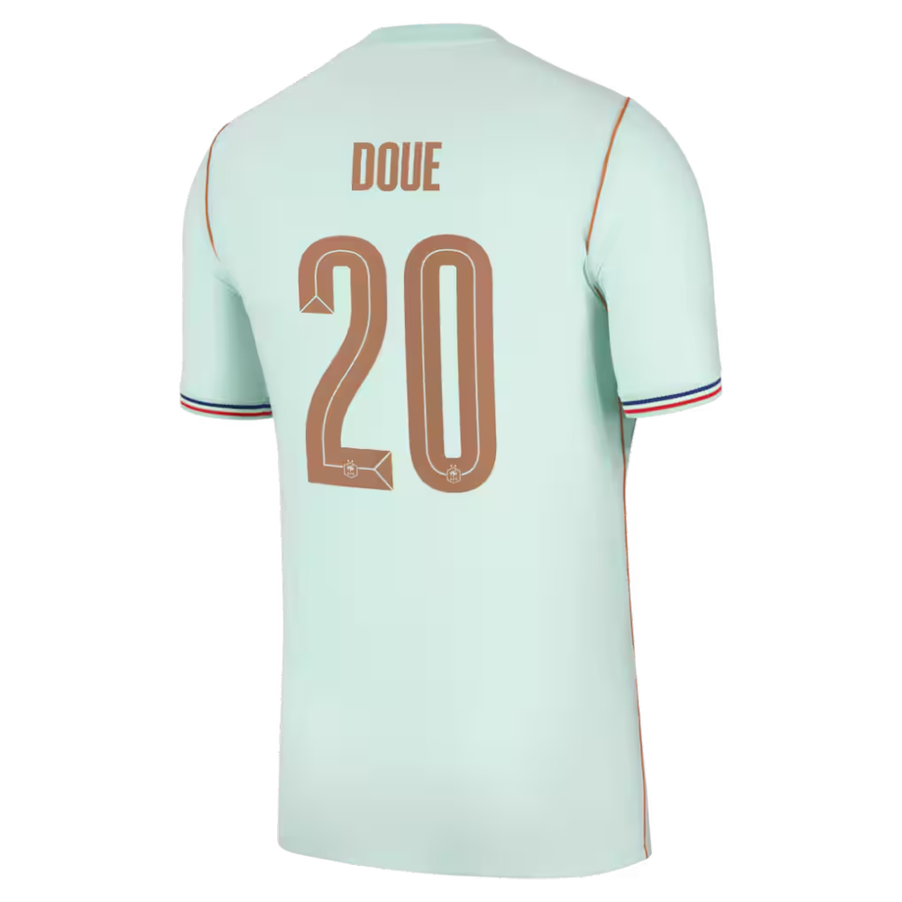 Maillot France Nike FFF Extérieur Stadium 26 avec flocage Doue 20