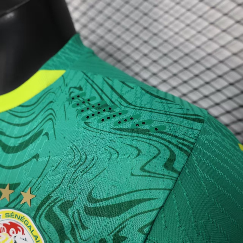 2026 Senegal Away World Cup Soccer Jersey Player Version with 2 Stars