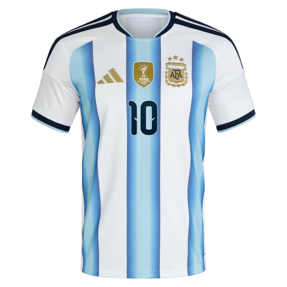 Argentina adidas Home Shirt 2026 with Messi 10 printing