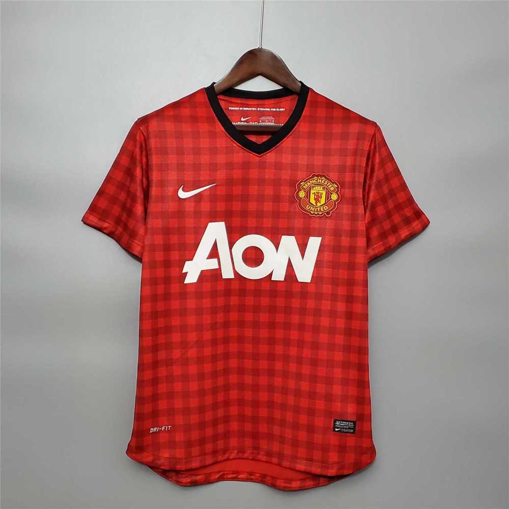12-13 Manchester United Home Retro Jersey