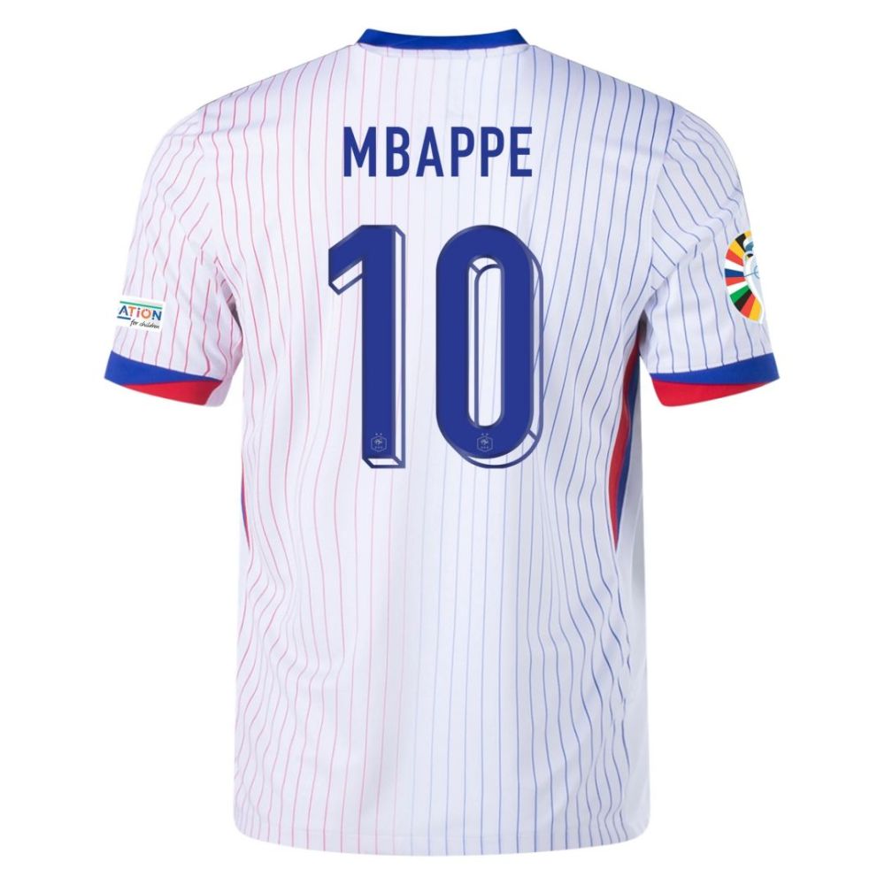 2024 France MBAPPE #10 Euro Cup Away Jersey