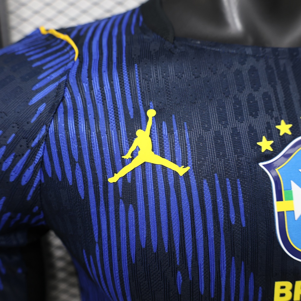 2026 Brazil Away World Cup Jersey Player Version Long Sleeve