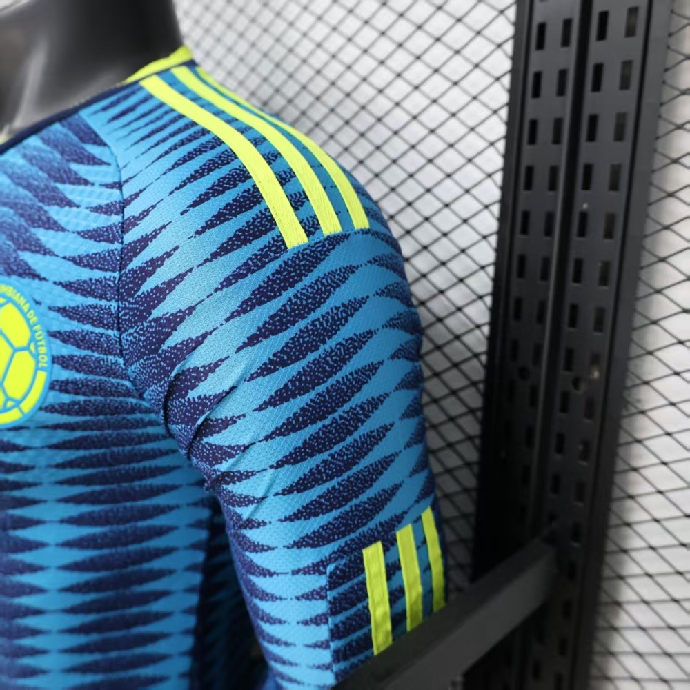 2026 Colombia Away World Cup Jersey Player Version Long Sleeve