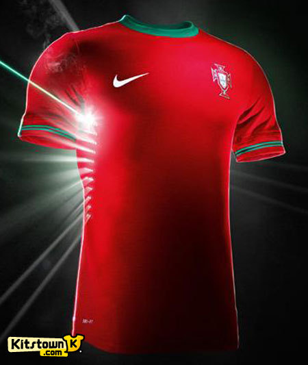 2012 Portugal  Euro Cup Home Retro Jersey Player Edition