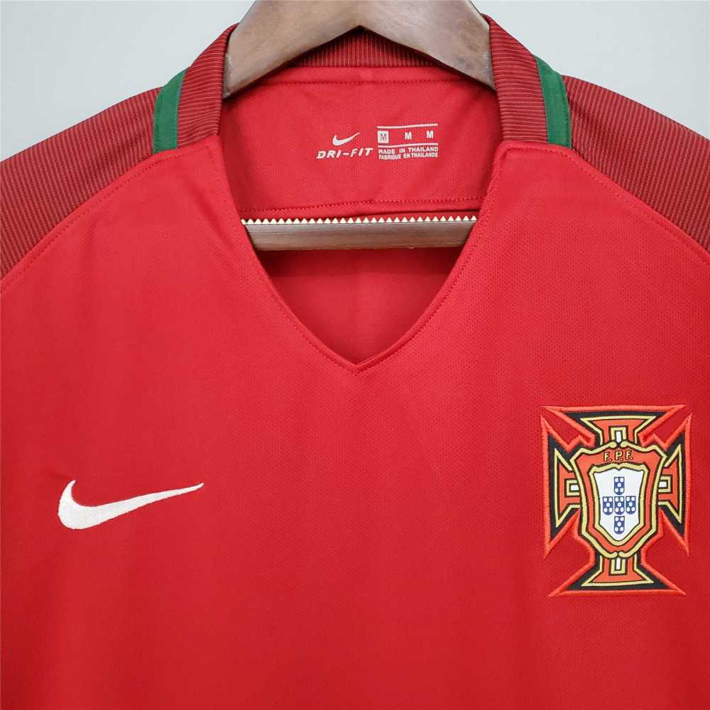 2016 Portugal  Euro Cup Home Retro Jersey