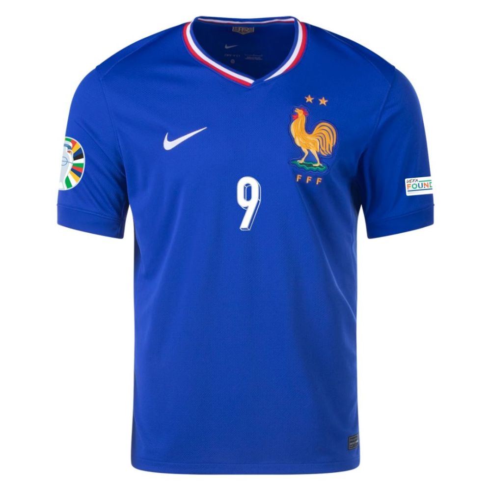 2024 France GIROUD #9 Euro Cup Home Jersey