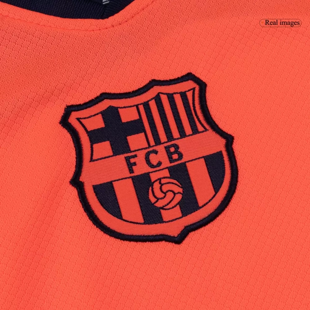 25-26 Barcelona Third Away Soccer Full Kids Kit Jersey+Shorts+Socks