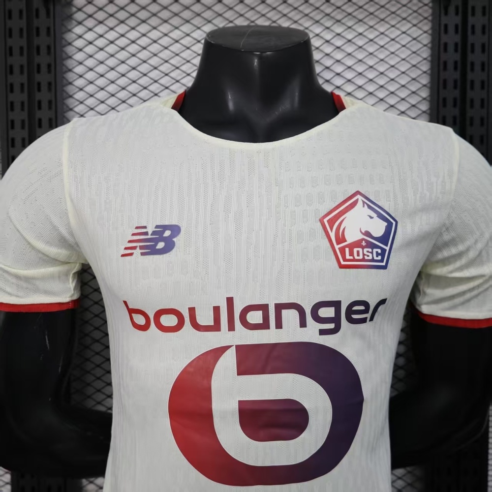 25-26  Lille OSC Home Soccer Jerseys Player Version