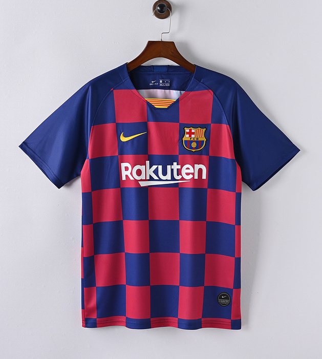 2019-20 Barcelona Home Soccer Retro Jersey