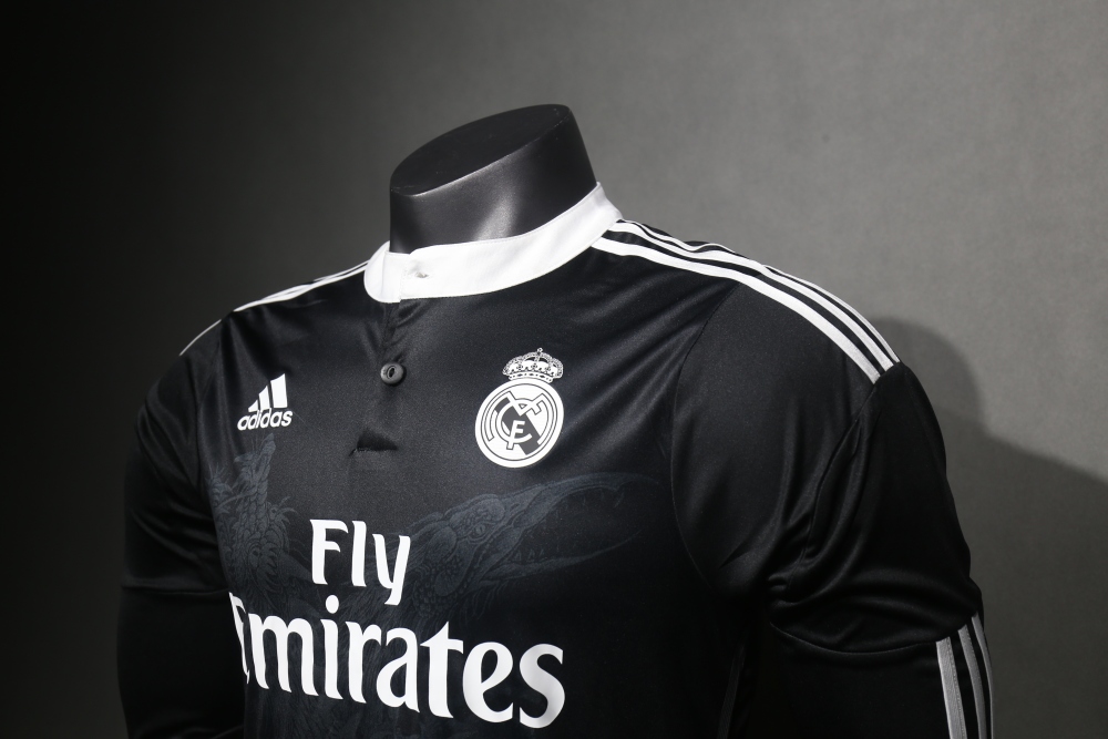 2014/15 Real Madrid Third Away Retro Jersey Player Version Long Sleeve