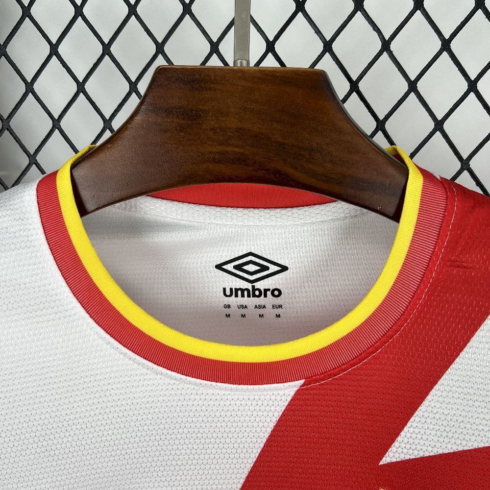 25-26 Rayo Vallecano Home Soccer Jersey