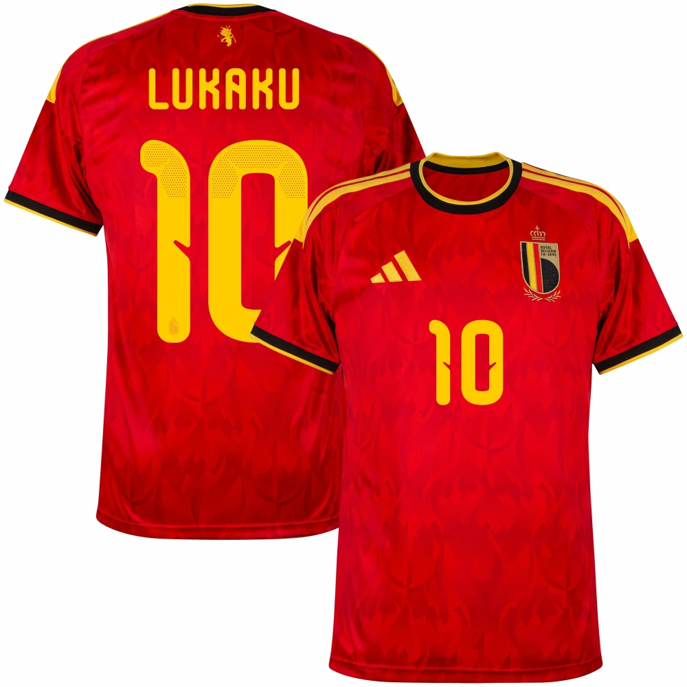 adidas Belgium Home Lukaku 10 Shirt 2026-2027