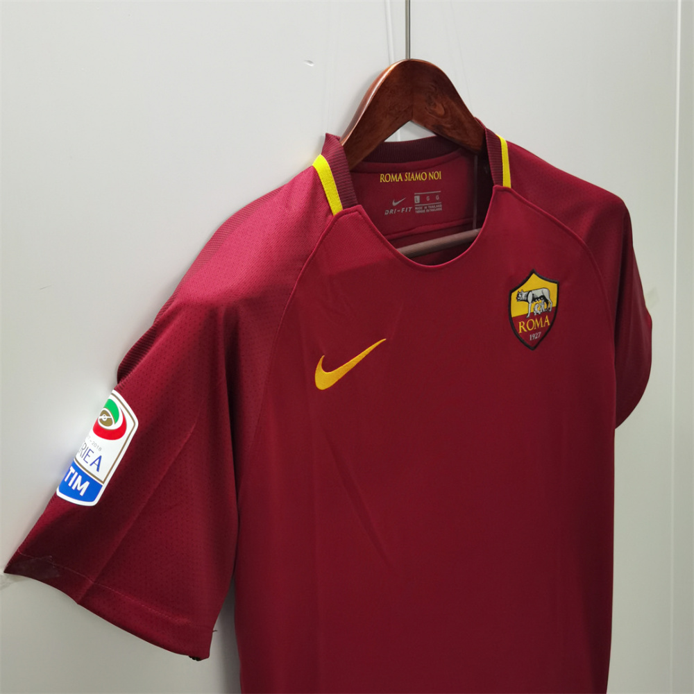 17-18 AS Roma Retro Jersey