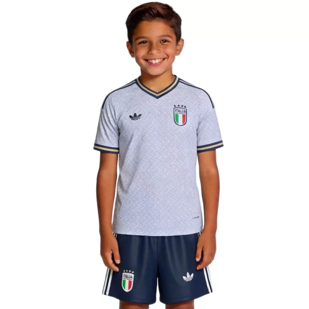 2026 Italy World Cup Home Soccer Kids Kit Jersey+Shorts