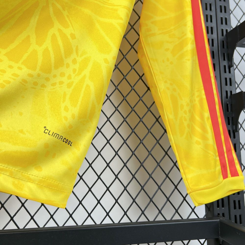 2026 Colombia Home World Cup Soccer Jersey Long Sleeve