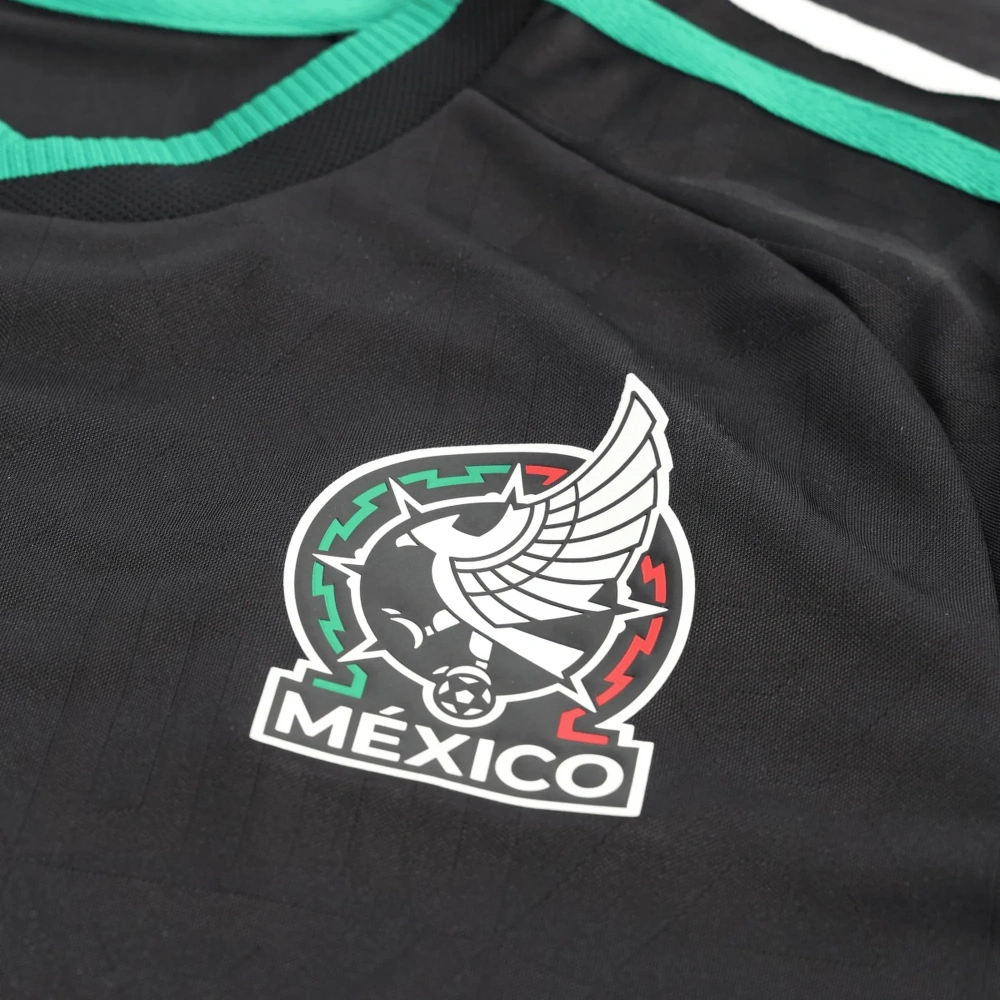 adidas Men's Mexico L. Romo Authentic Match Third Jersey 2026 (Black)