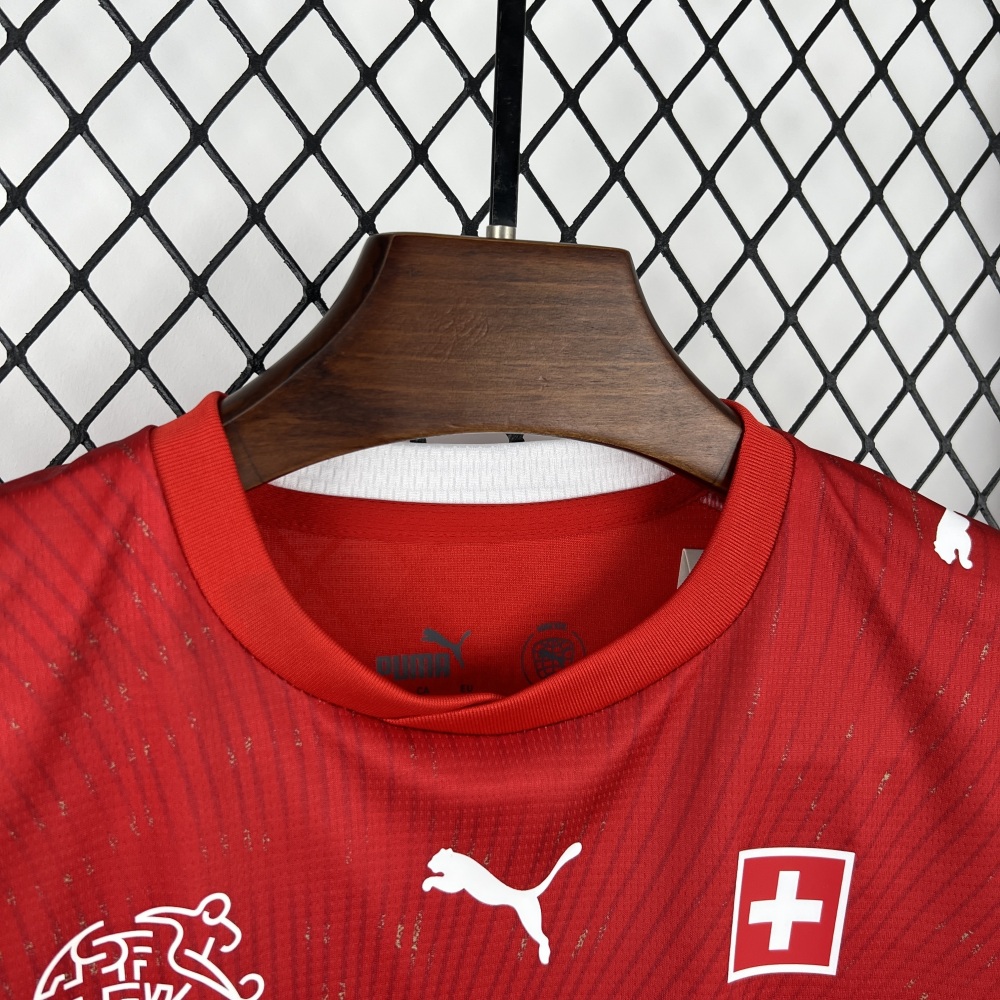 2026 Switzerland Home World Cup Soccer Kids Kit Jersey+Shorts