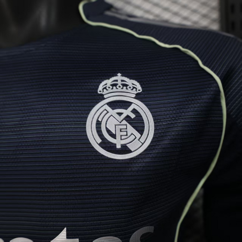25-26 Real Madrid Away Soccer Jersey Player Version Long Sleeve