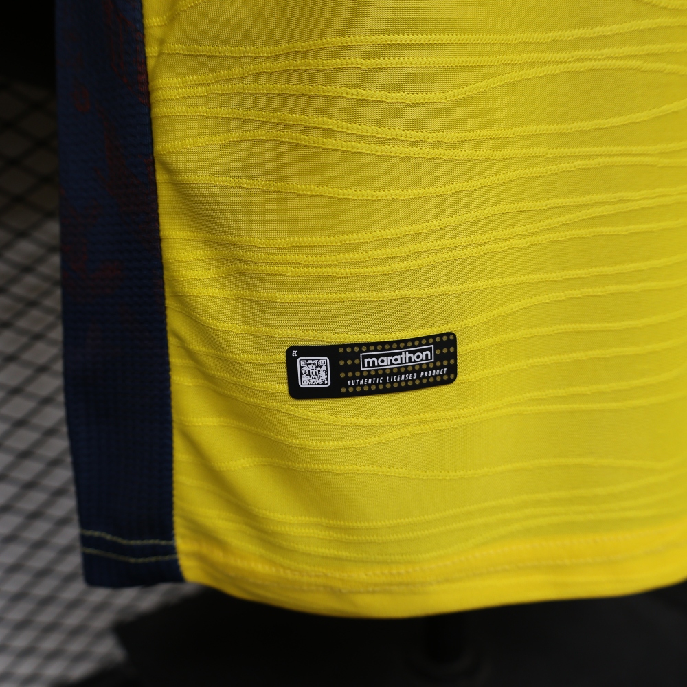 2026 Ecuador World Cup Home Soccer Jersey Player Version