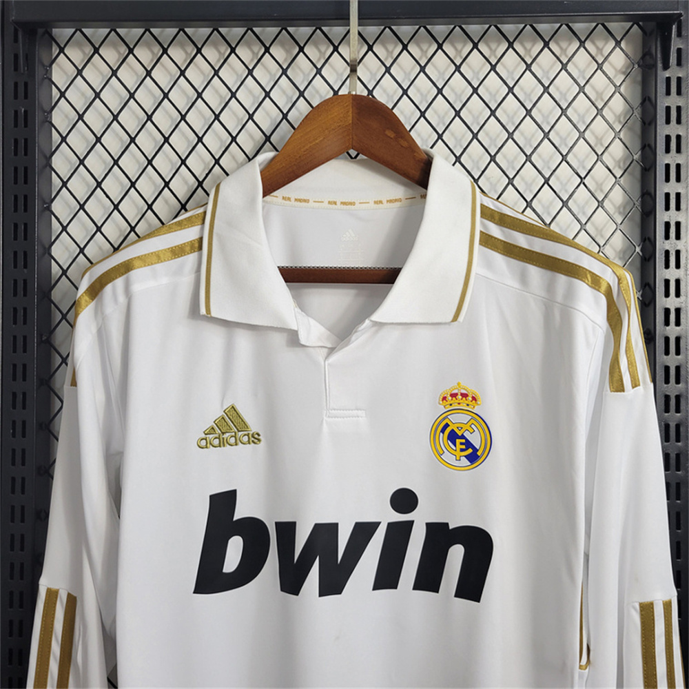 11-12 Real Madrid Home Retro Jersey Lond Sleeve