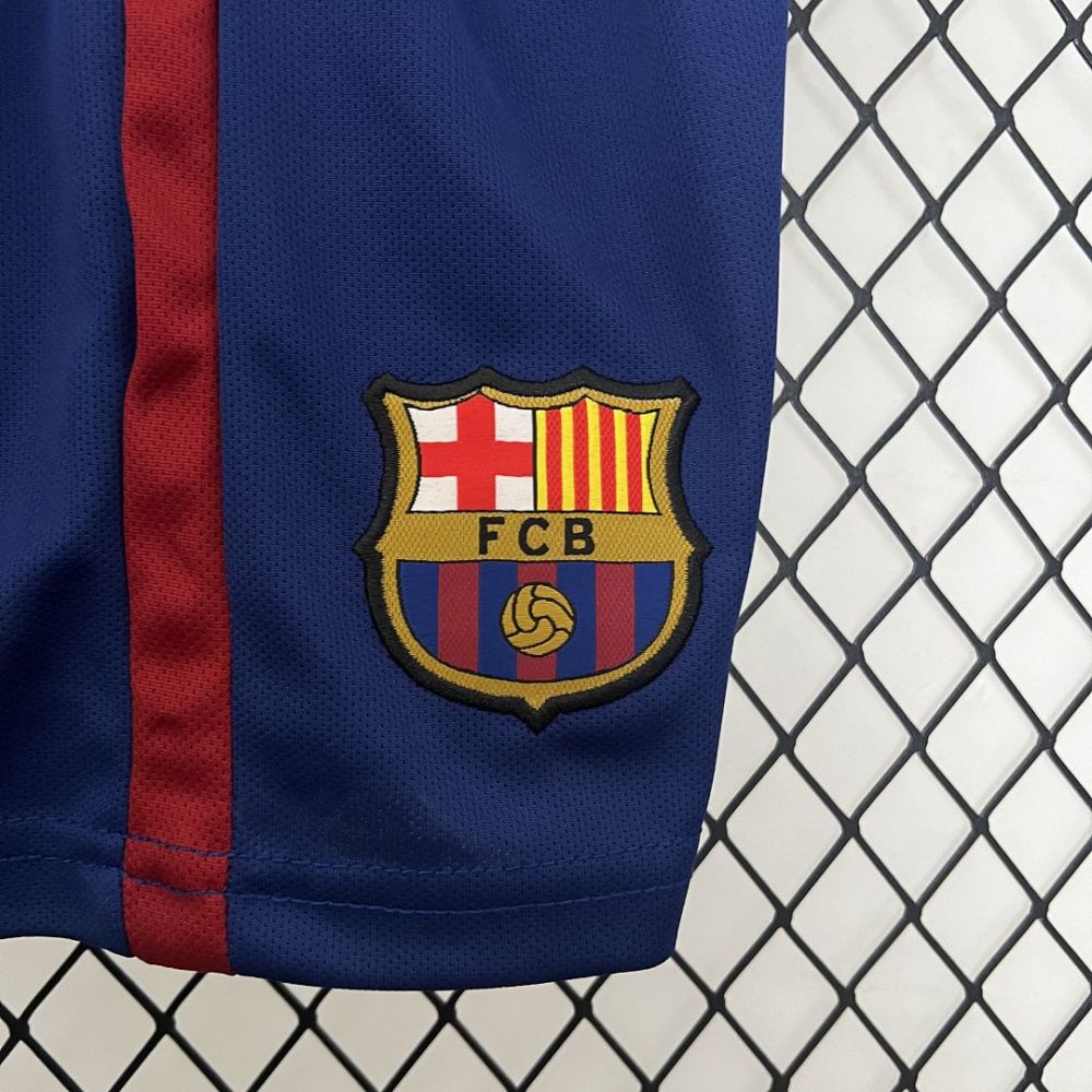 14-15 Barcelona Home Retro Kids Kit Jersey+Shorts