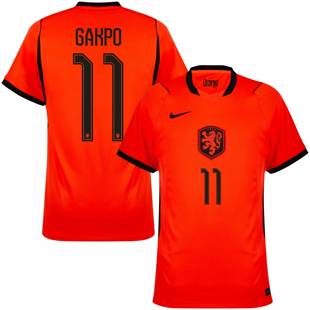 Nike Holland Home Gakpo 11 Jersey 2026-2027 (Official Printing)