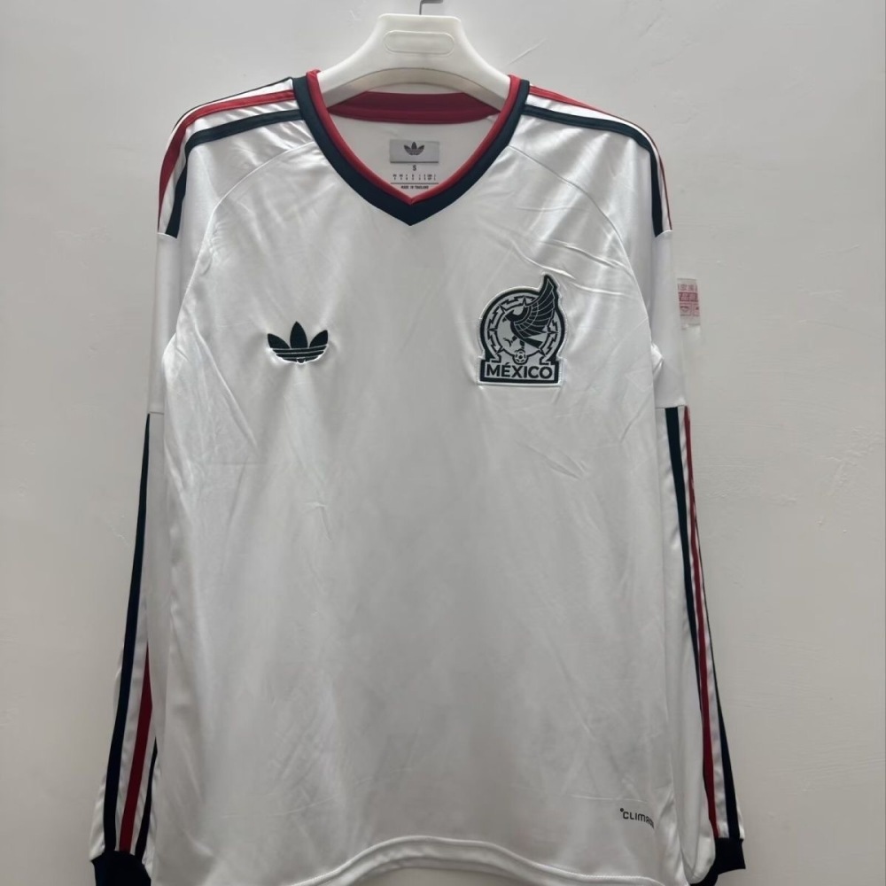 2026 Mexico World Cup Away Soccer Jersey Long Sleeve