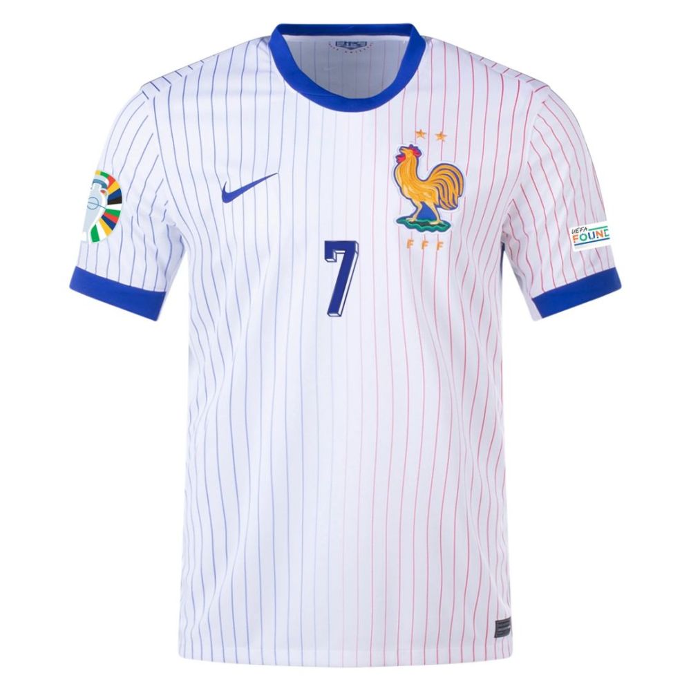 2024 France GRIEZMANN #7 Euro Cup Away Jersey