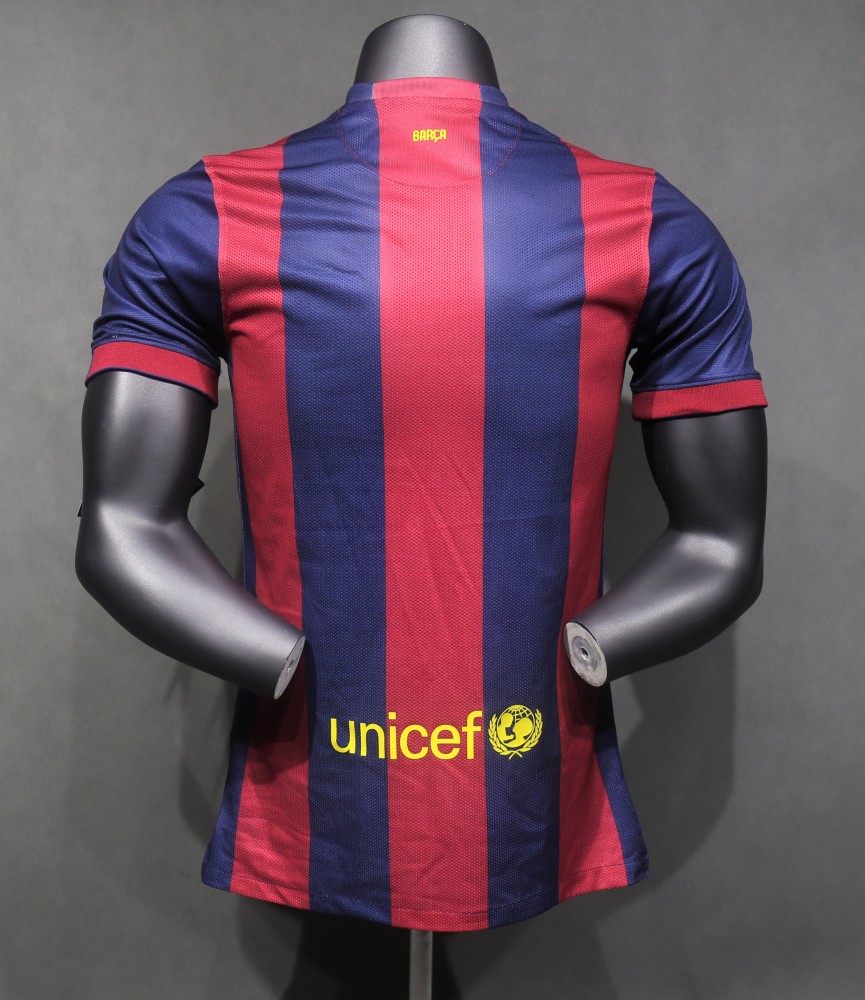 14-15 Barcelona Home Retro Jersey Player Version
