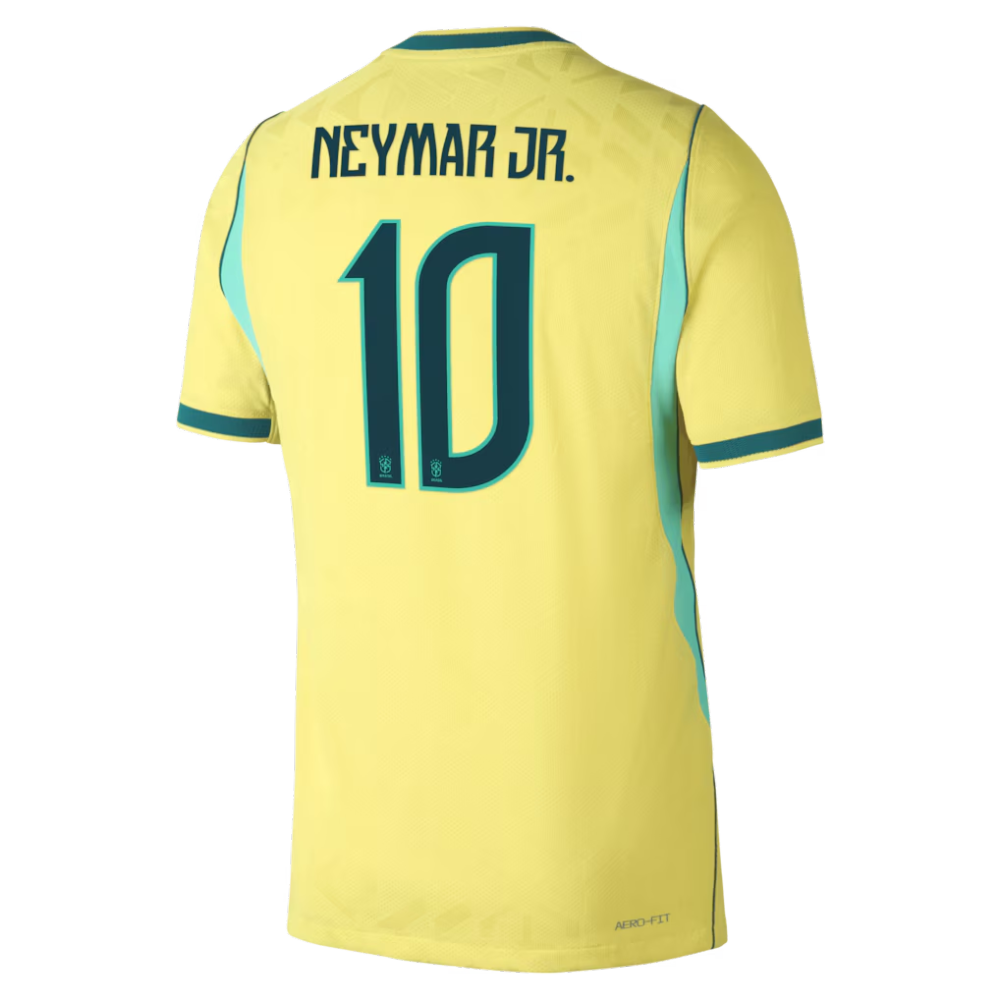 Neymar Jr. Brazil National Team Nike 2026 Home Match Authentic Jersey - Yellow