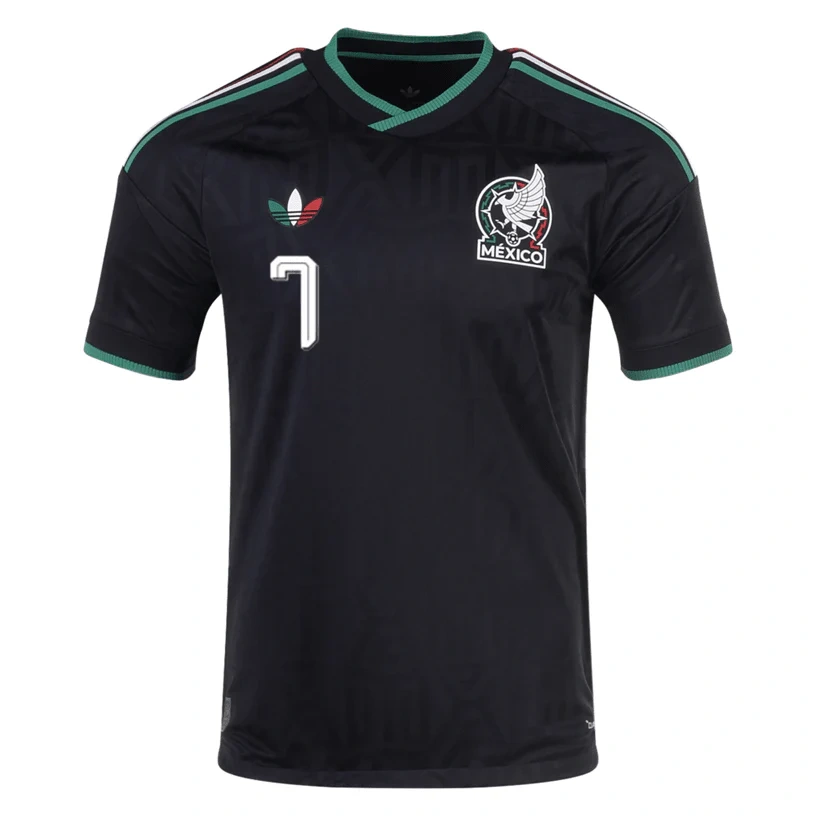 adidas Men's Mexico L. Romo Authentic Match Third Jersey 2026 (Black)