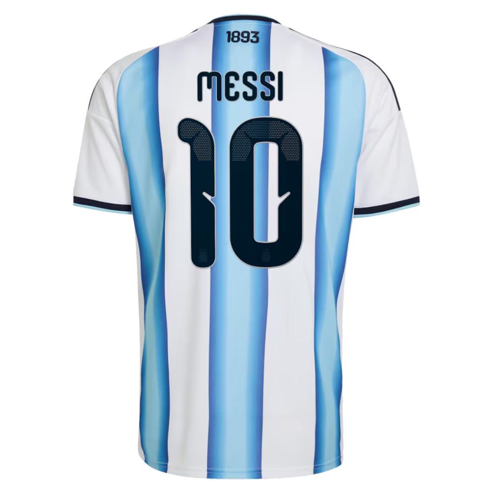 Argentina adidas Home Shirt 2026 with Messi 10 printing