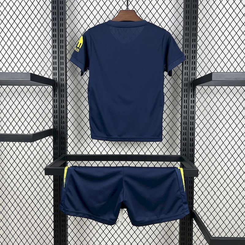 25-26 Atletico Madrid Away Soccer Kids Kit Jersey+Shorts