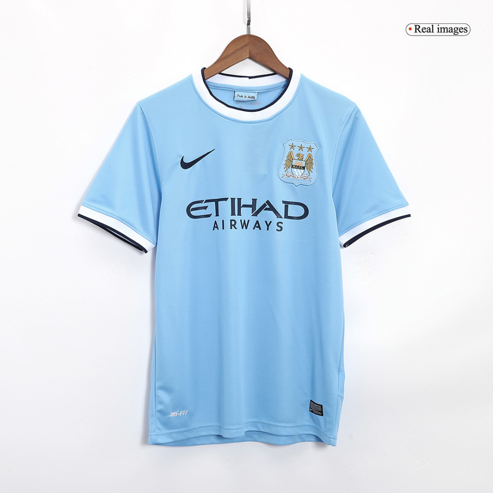 2013-2014 Manchester City Home Retro Jersey