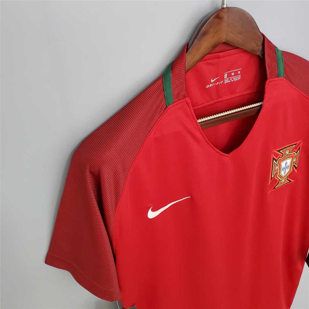 2016 Portugal  Euro Cup Home Retro Jersey