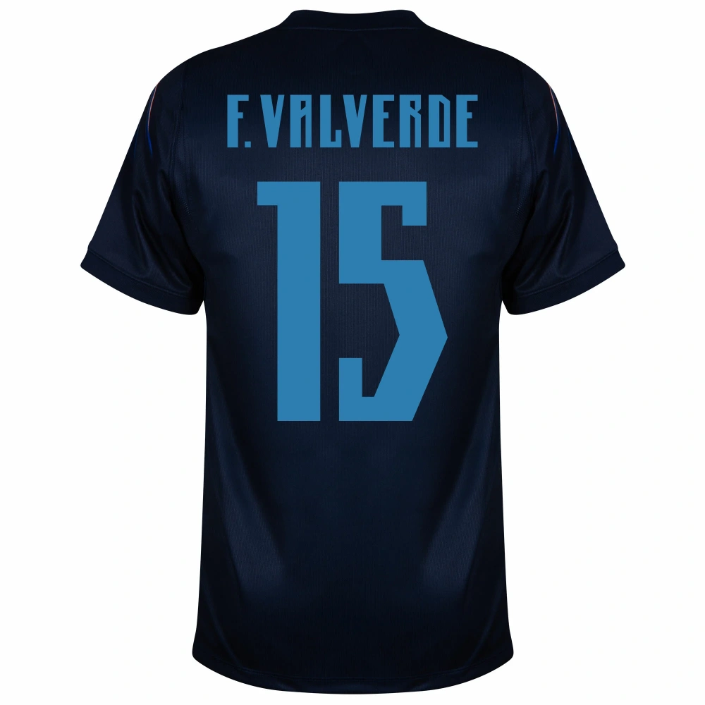 Nike Uruguay Away F. Valverde 15 Jersey 2026-2027 (Fan Style Printing)