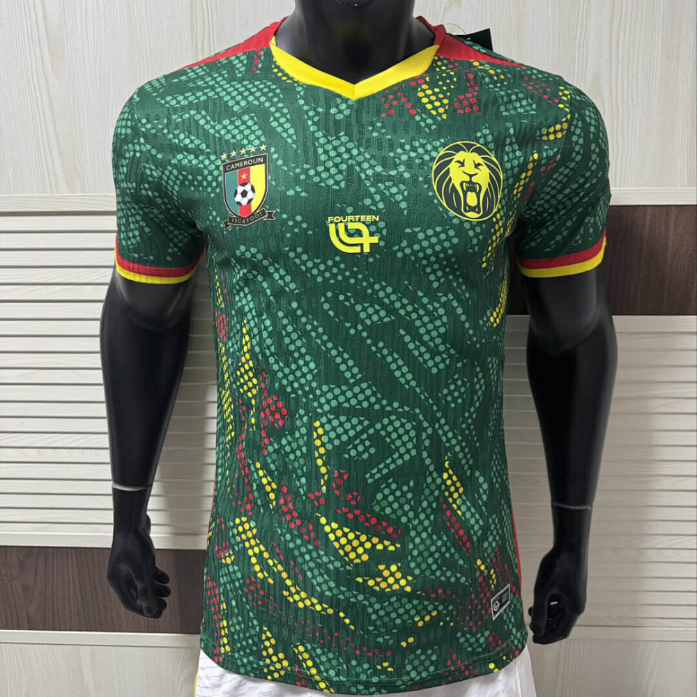 2026 Cameroon Home World Cup Soccer Jersey Player Version