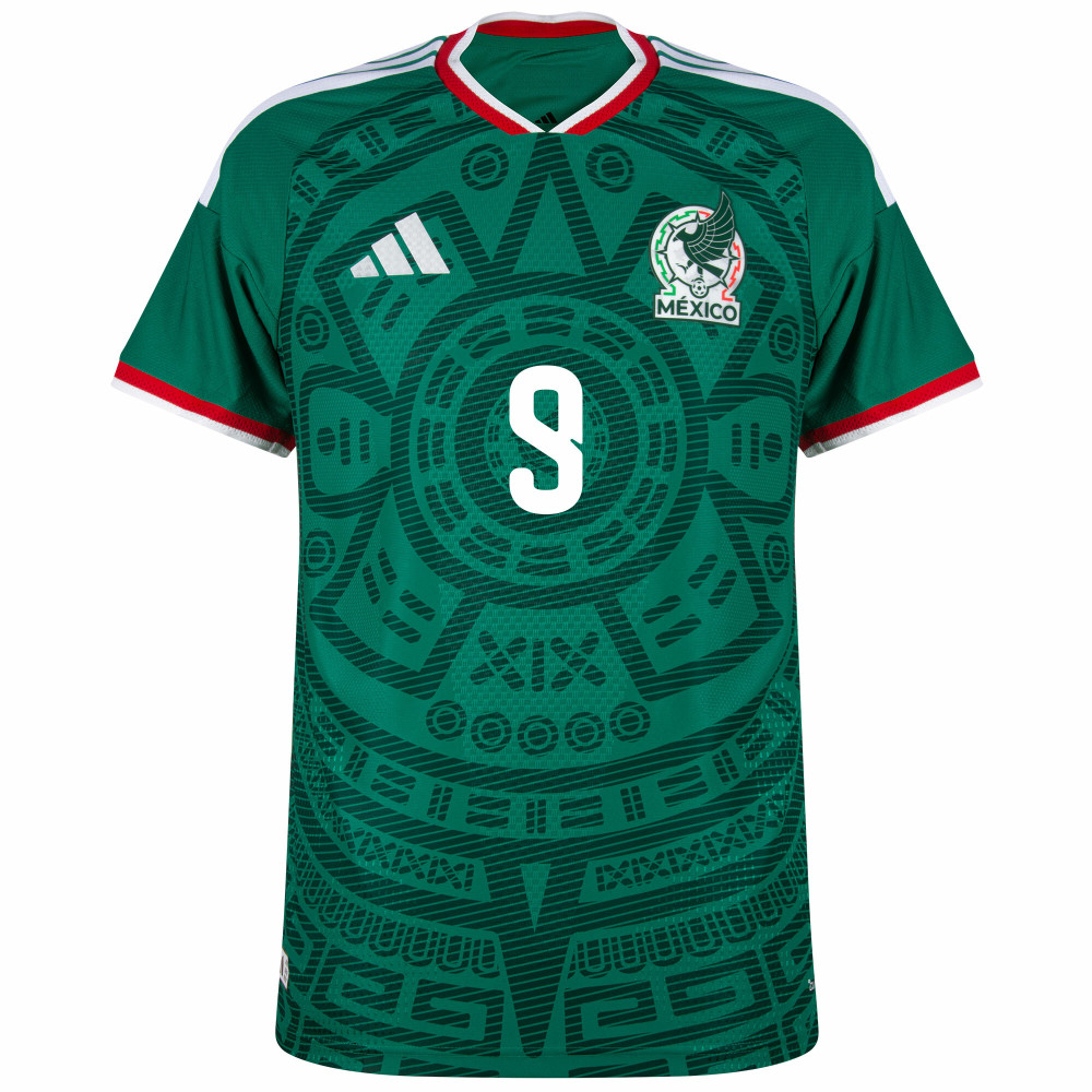 adidas Mexico Authentic Home Raúl 9 Jersey 2026-2027