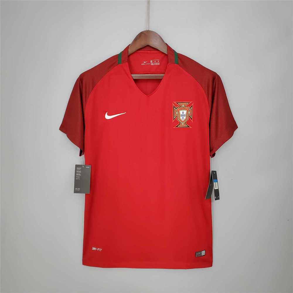 2016 Portugal  Euro Cup Home Retro Jersey