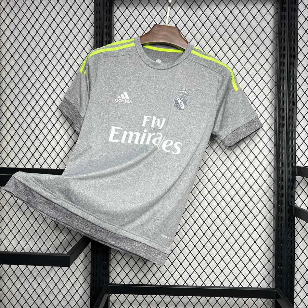 2015/16 Real Madrid Away Retro Jersey Grey