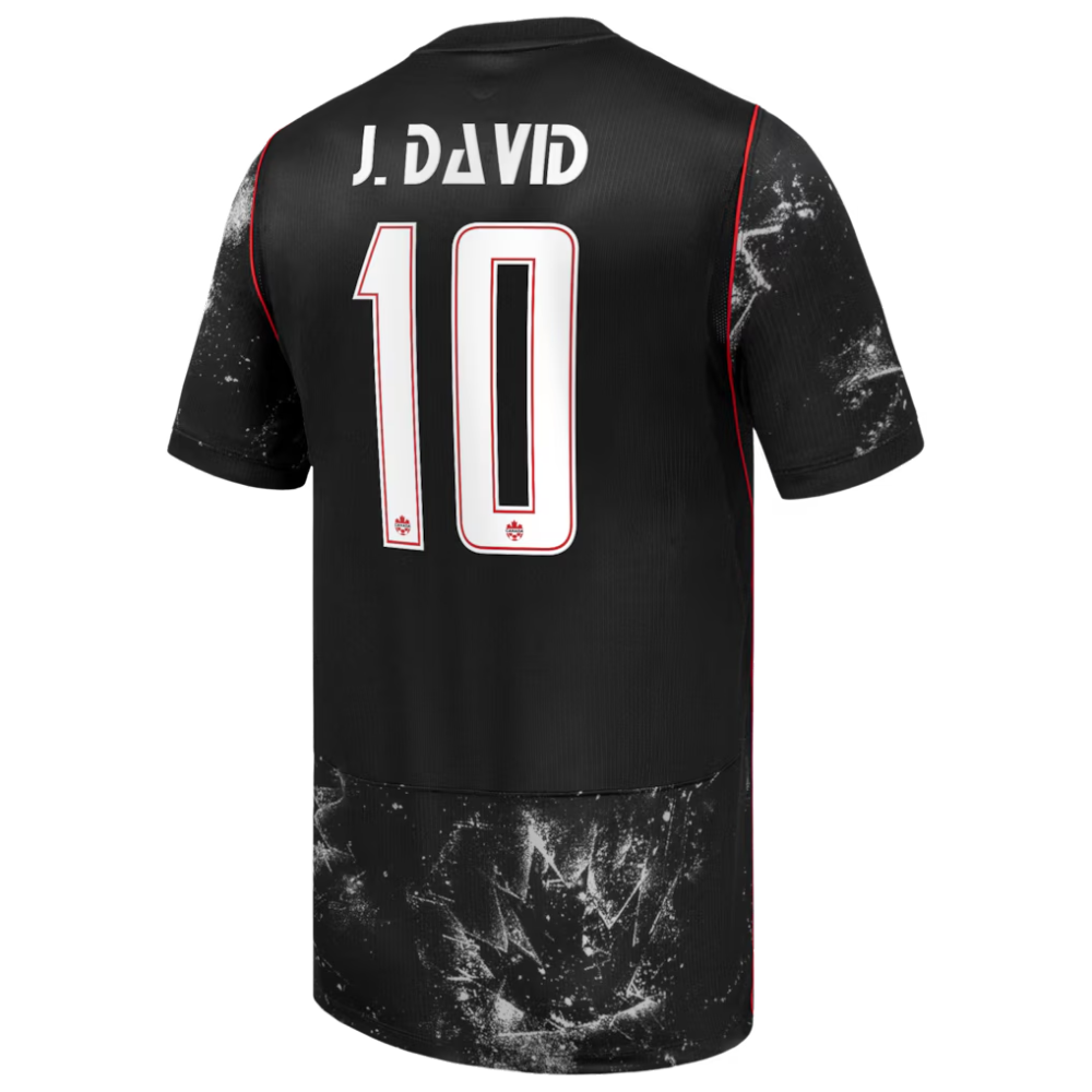 Jonathan David Canada Soccer Nike 2026 Away Stadium Replica Jersey - Black